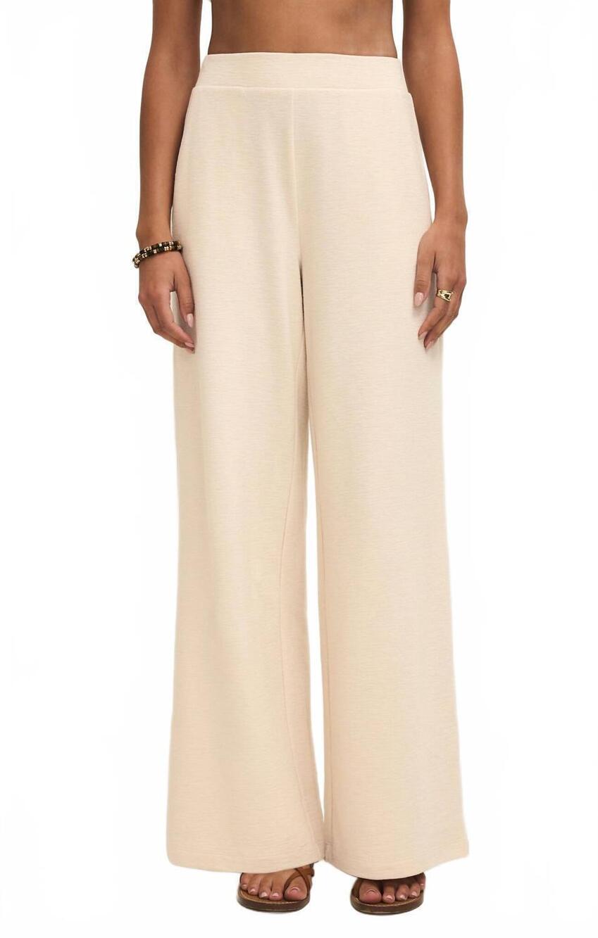 NEW Z SUPPLY andre wide leg pants in beige